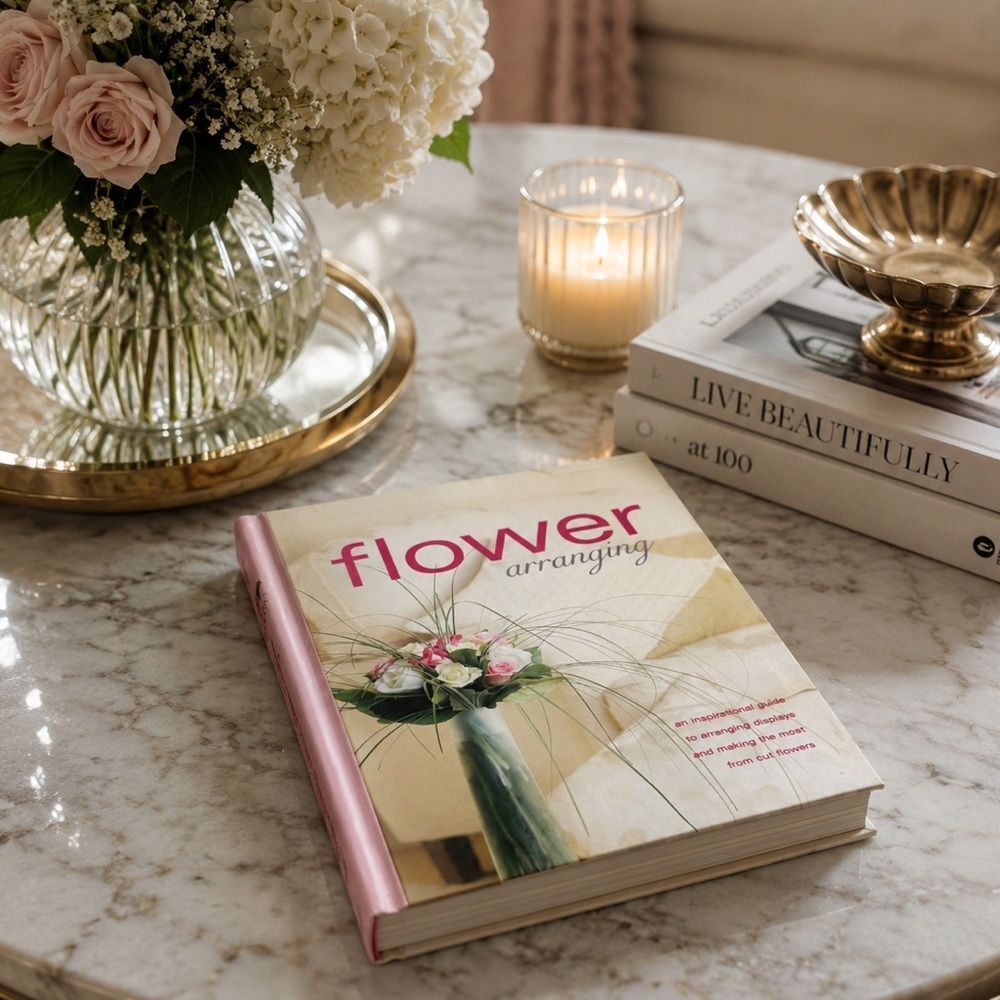 *Flower Arranging* Coffee Table HC Book EUC